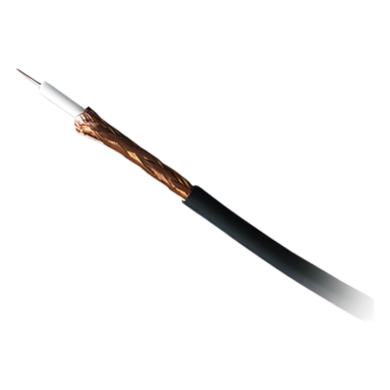 Cable Coaxial RG6 / 305 m (1000 ft) / Malla 96% / Blindaje Superior / Intemperie FR-PVC / Impedancia 76Ω