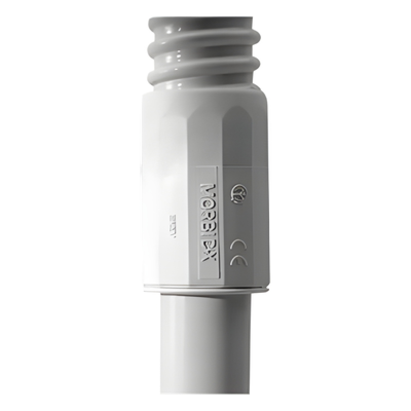 Conector (Racor) de tubería rígida a tubería flexible (Diflex), PVC Auto-Extinguible, 32 mm, IP65