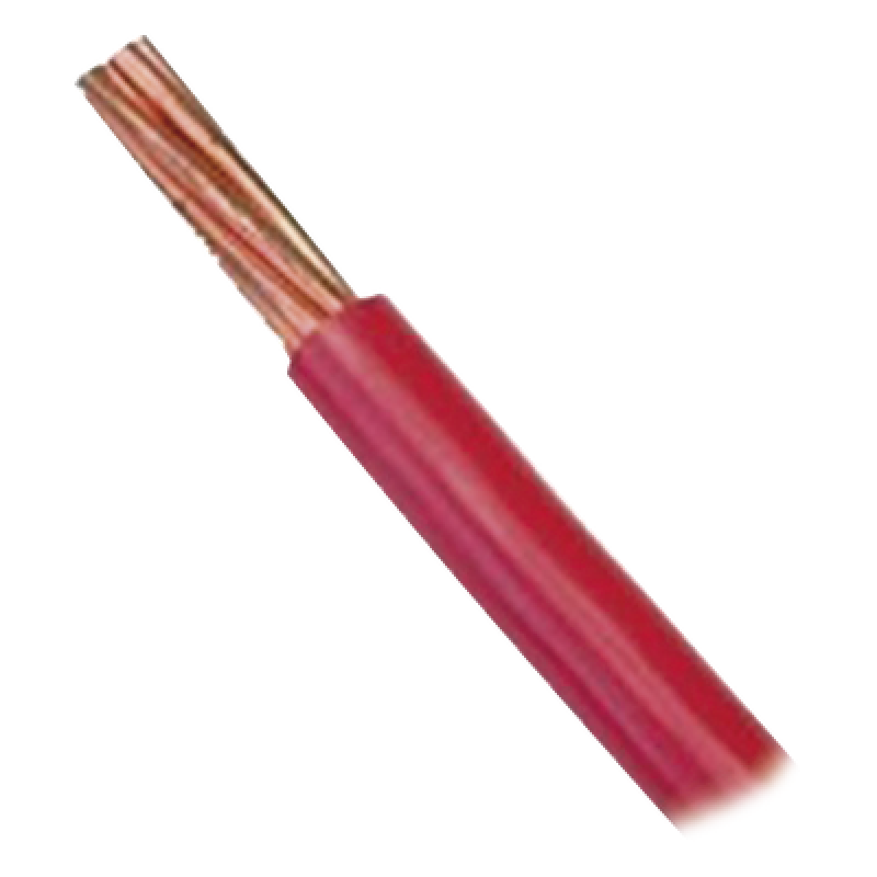 Cable THW-LS / Calibre 10 AWG / 19 Hilos / Color Rojo / Venta por Metro