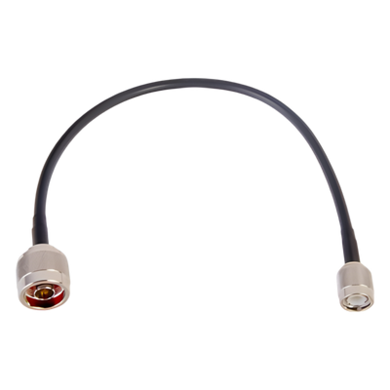 Jumper de 30 cm (11.81 pulgadas) Fabricado con Cable RG-58U-SYS, Conector N y Conector TNC en el Otro Extremo