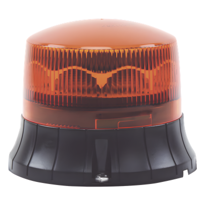 Burbuja LED giratoria de color ámbar, 9 LEDs, montaje permanente