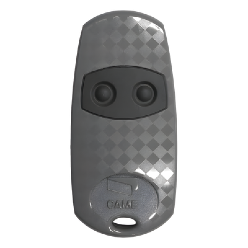 Control remoto bicanal / 433.92 MHz / Autoaprendizaje / Codificación automática / Diseño compacto