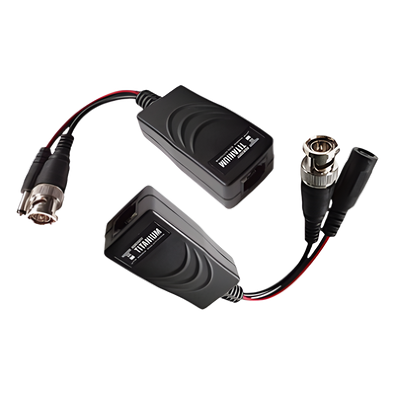 Kit de Transceptores Activos TURBO HD / Conversión 36/24 Vcc a 12 Vcc Regulados / Transmisión 200 m (656.2 ft) / Compatible HD-TVI, HD-CVI, AHD, CVBS / UTP Cat5e/6