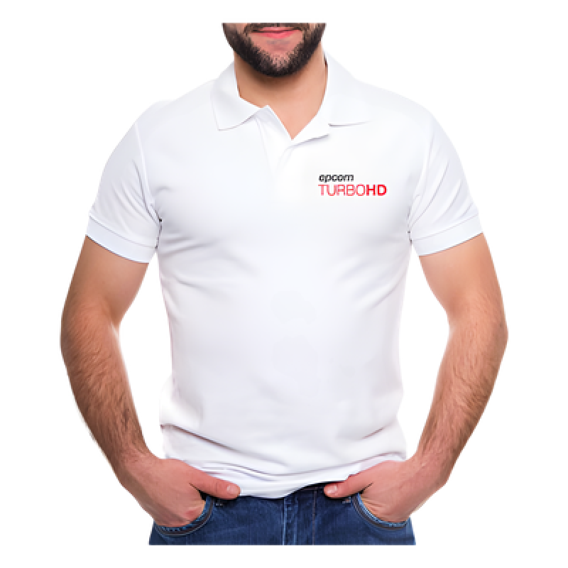 Playera Polo / Algodón 100% / Talla Mediana / Color Blanco