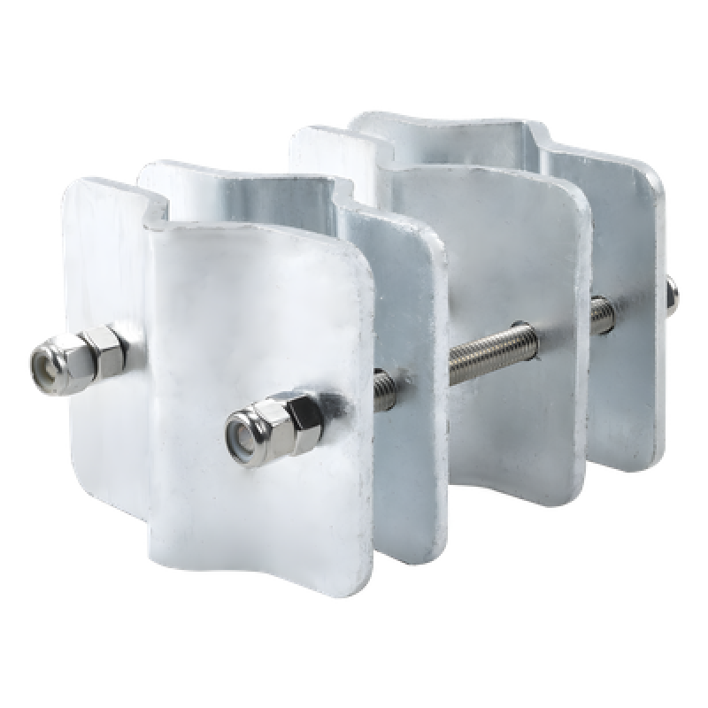 Herraje Adaptador de Mástil para Diámetros desde 3/4" hasta 2-1/4". Galv. en Caliente.