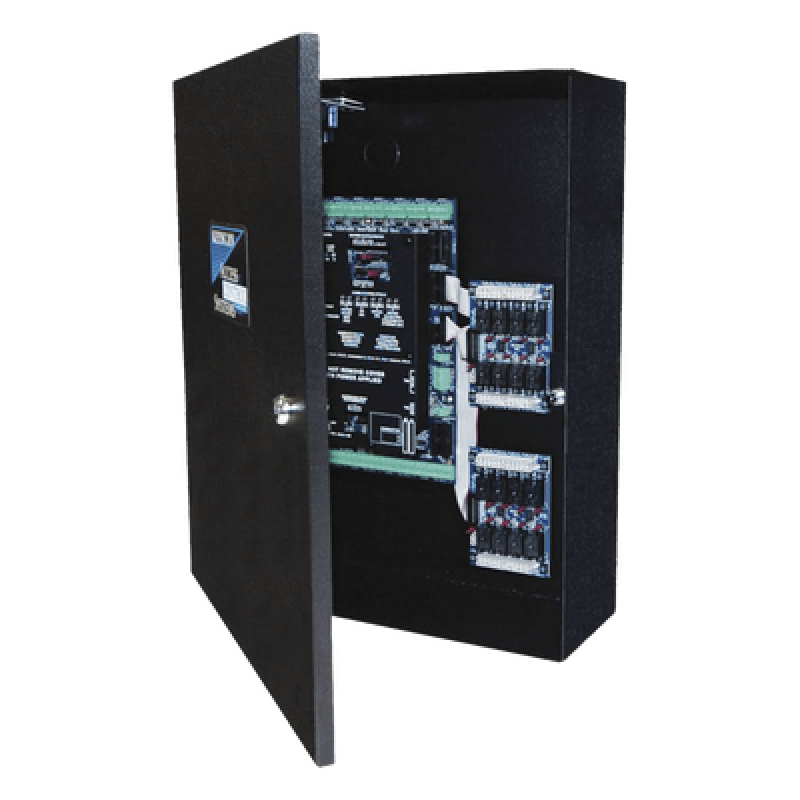 Controlador de Acceso / 8 Lectoras Wiegand / 8 Puertas / 45,000 Tarjetas / Doble Procesador / TCP-IP / 148 ft (45 m) Alcance Típico