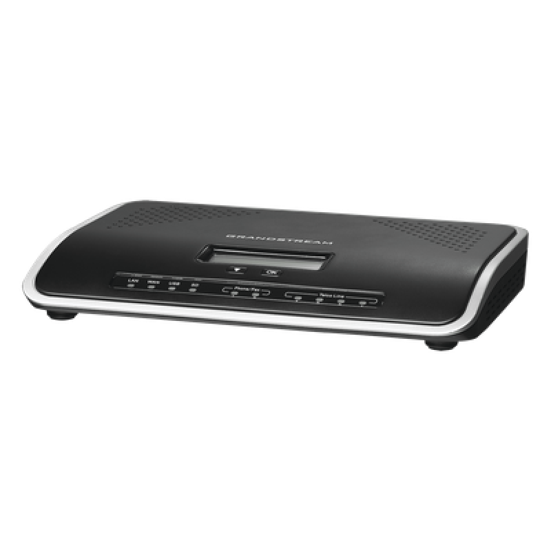 Conmutador IP-PBX de 2 puertos FXO + 2 FXS, 30 llamadas concurrentes, 500 usuarios y doble puerto Gigabit