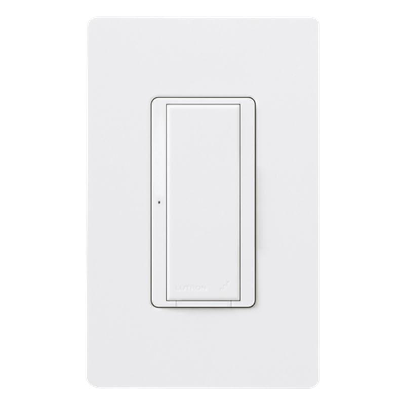 Interruptor electrónico Maestro de encendido/apagado, 8 A en iluminación y motores de 1/4 HP, 120 V, un polo o multilocalización, requiere neutro, para RadioRA 2 y RA2 Select