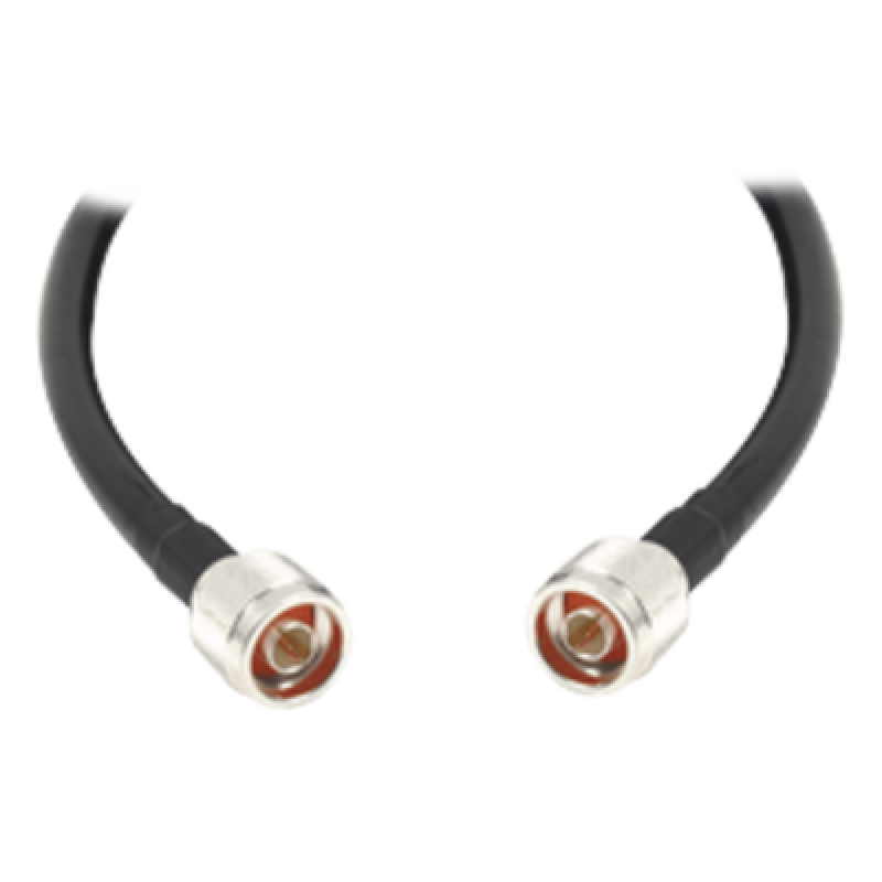 Jumper con Cable LMR400 con Conectores N Macho / N Macho de 6 Metros (19.69 Pies).