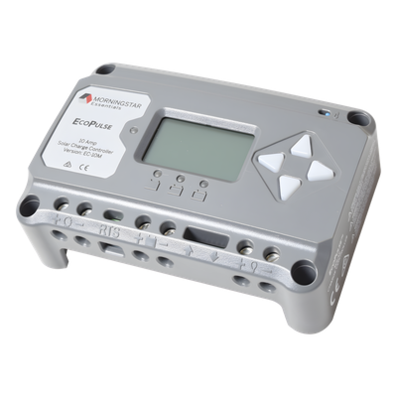 Controlador solar 12/24 Vcc de 20 Amp. Con pantalla de medición.