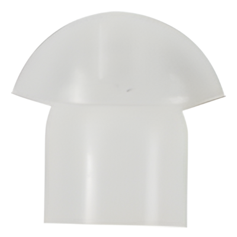 Tapón de Plástico Transparente para Micrófono / Compatible Tubos Acústicos / 100 Piezas / Diseño Ergonómico