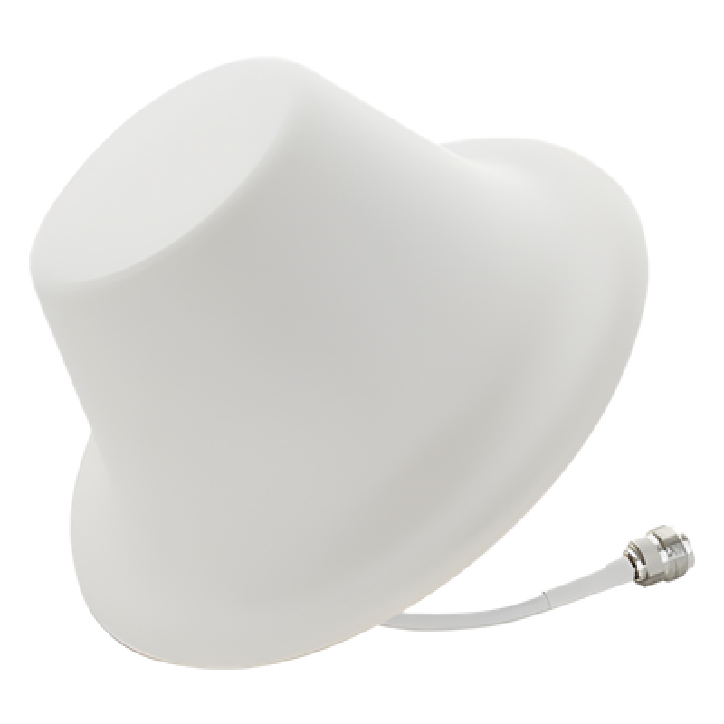 Antena Tipo Domo, 698-960/1710-2700 MHz, 2/4 dB, conector N Hembra.