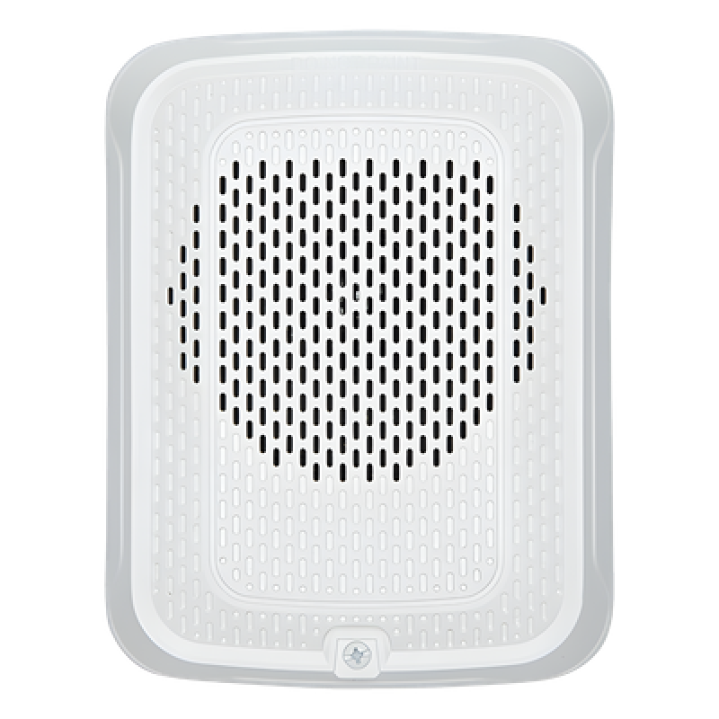 Bocina para Montaje en Pared, Color Blanco, Nuevo Diseño Moderno y Elegante y Menor Consumo de Corriente