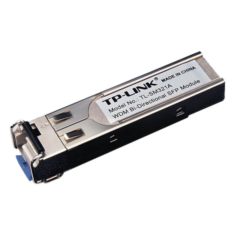 Transceptor mini-GBIC / SFP WDM Bi-Direccional / Monomodo 1GBase / Distancia 10 KM / Conector LC / (Necesita el modelo TL-SM321B para enlazar)