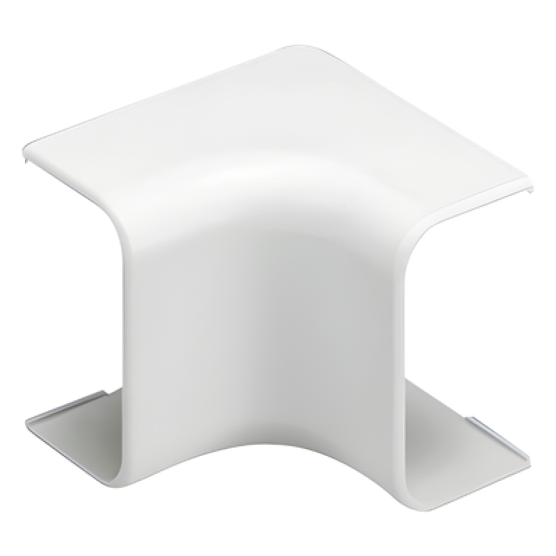 Esquinero interior, para uso con canaleta LD3, material ABS, Color Blanco Mate