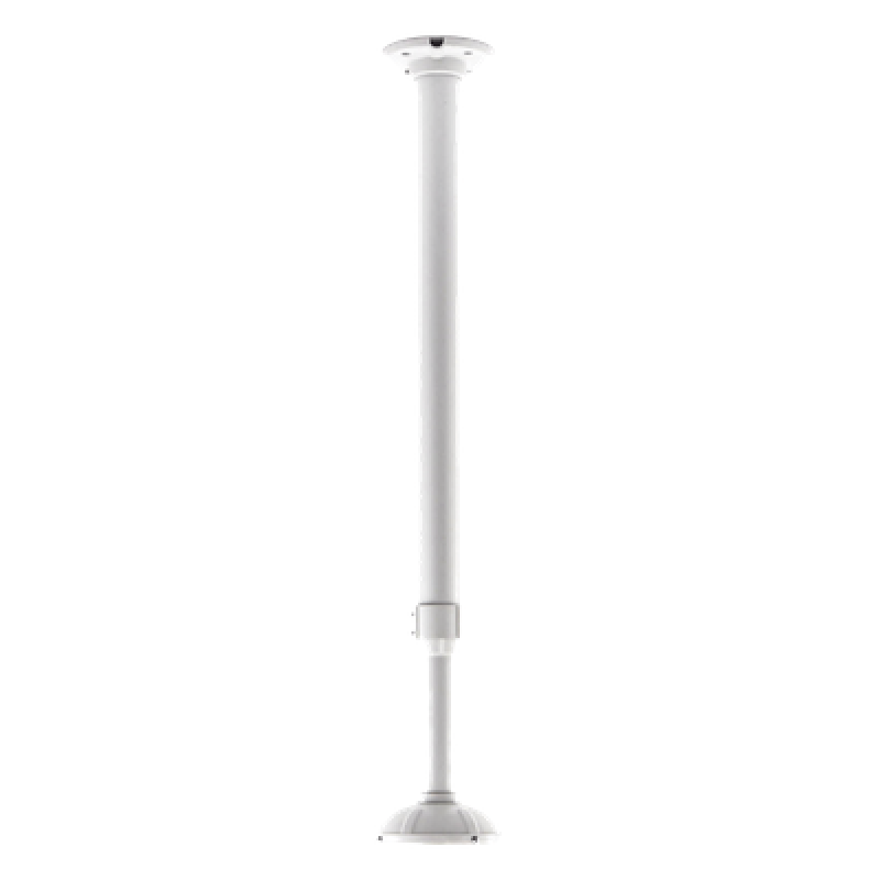 Soporte Telescópico Universal / Ajustable 0.6 a 1.2 m (1.97 a 3.94 ft) / Aluminio / Interior y Exterior / Blanco