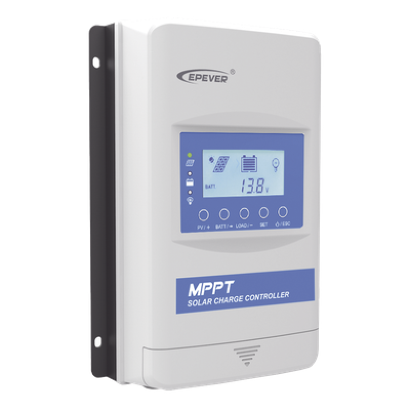 Controlador Solar MPPT / 40A / 12/24V / Voc 100V / RS-485 / Baterías LiFePO4 / IP32