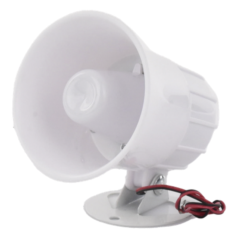 Sirena Cableada SFIRE SF-520A / 110 dB / 15 W / 12 VCC / Compacta y Potente