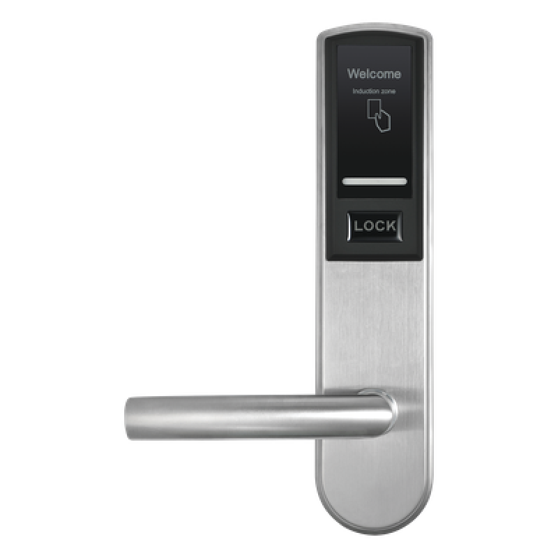 Cerradura para Hotel Izquierda / Tarjetas MIFARE 13.56 MHz / Aleación de Zinc / 224 Eventos / Software ZKBio CVSecurity
