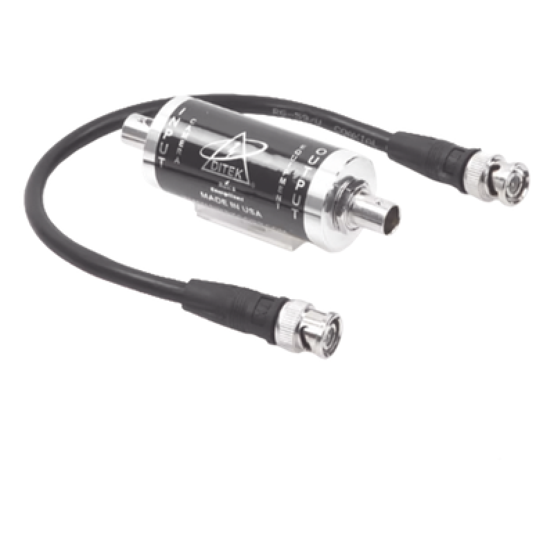 Protector Coaxial BNC / 20,000 A / 75 Ohms / 0-10 MHz / Cámaras Analógicas y PTZ
