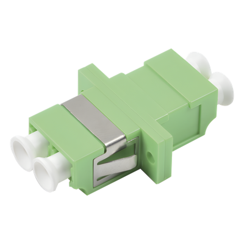 Módulo Acoplador de Fibra Óptica Duplex LC/APC a LC/APC Compatible con Fibra Monomodo