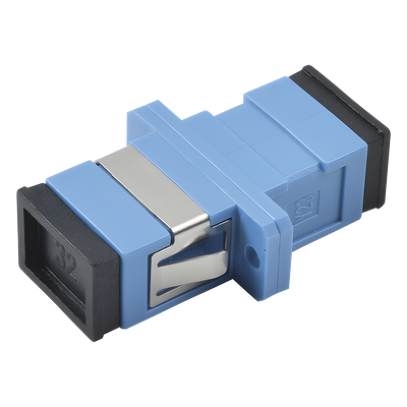Módulo Acoplador de Fibra Óptica Simplex SC/UPC a SC/UPC Compatible con Fibra Monomodo