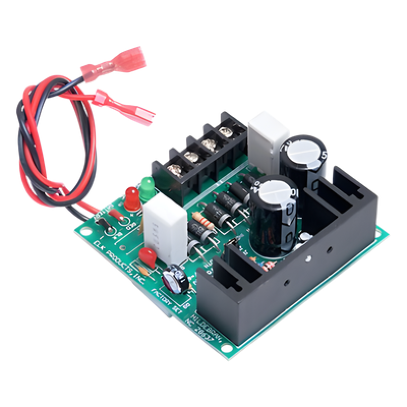 Fuente de Poder / Salida Ajustable 6/12/24 Vcc / Cargador Baterías 1.2-10 Ah / Protección Sobrecarga Autoreseteable / Indicadores LED CA/CD / Diseño Modular