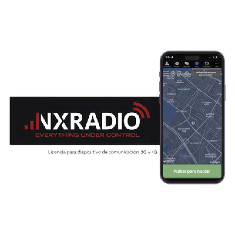 Licencia Anual / Comunicación PoC / Multiplataforma Android iOS PC / Encriptación AES-256 / Audio HD 16 kHz / Integración Radio Analógica y LTE
