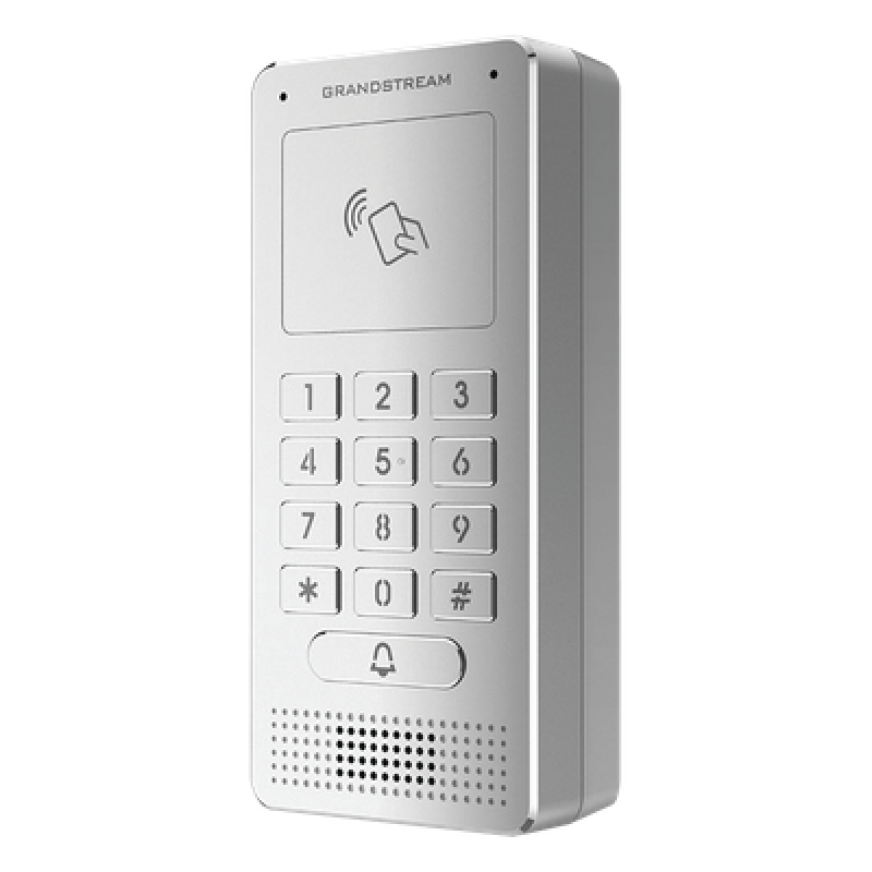 Audioportero IP / SIP / RFID y Teclado Retroiluminado / IP65 / IK06 / 3 Entradas y 2 Salidas de Alarma