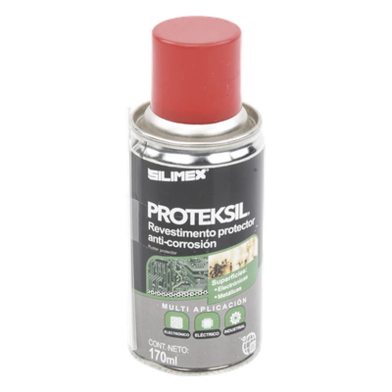 Revestimiento Protector Anti-Corrosión en Aerosol, Protege circuitos y conductores Electricos, es Ideal para usarse en Ambientes Altamente Húmedos, 170 ml.