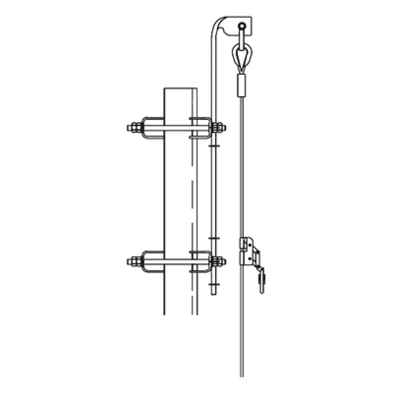 Línea de Vida Horizontal / 45.7 m (150 ft) / Compatible Super Titan / Alta Resistencia / Exteriores