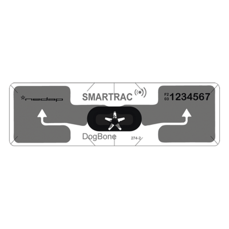 Tag UHF transparente con adhesivo para Vehiculo ( EPC Gen 2 )