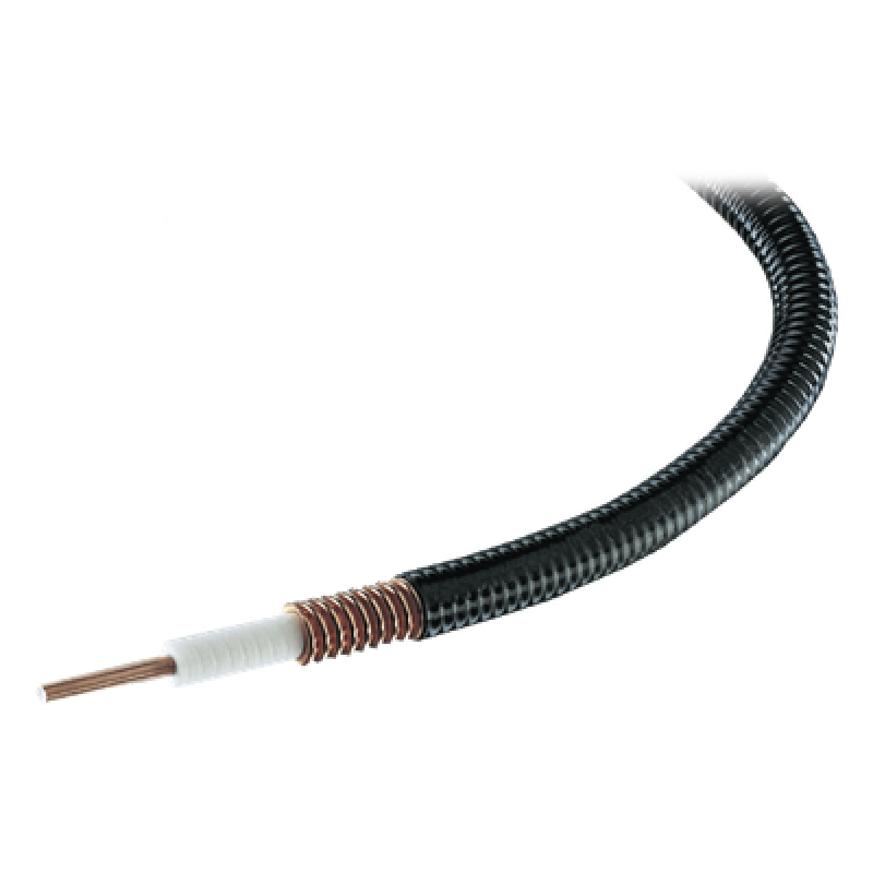 Cable Coaxial Superflexible / 1/2' / 50 Ohms / Cobre Corrugado 100% / 13.2 mm OD / 0.69 ft Radio Mínimo