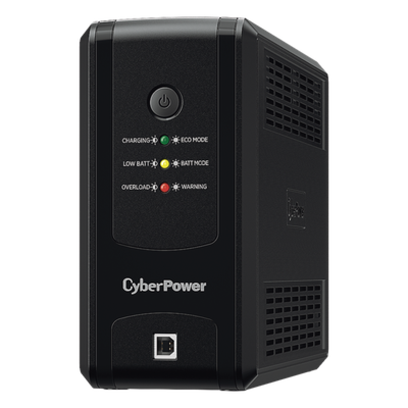 UPS de 750 VA/375 W, Topología Línea Interactiva, Entrada 120 Vca NEMA 5-15P, y 8 Salidas NEMA 5-15R, Puerto USB, Con Regulador de Voltaje (AVR)