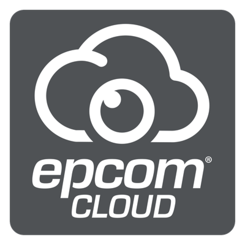 Suscripción Anual Epcom Cloud / Grabación en la nube para 1 canal de video a 2MP con 365 días de retención / Grabación por detección de movimiento