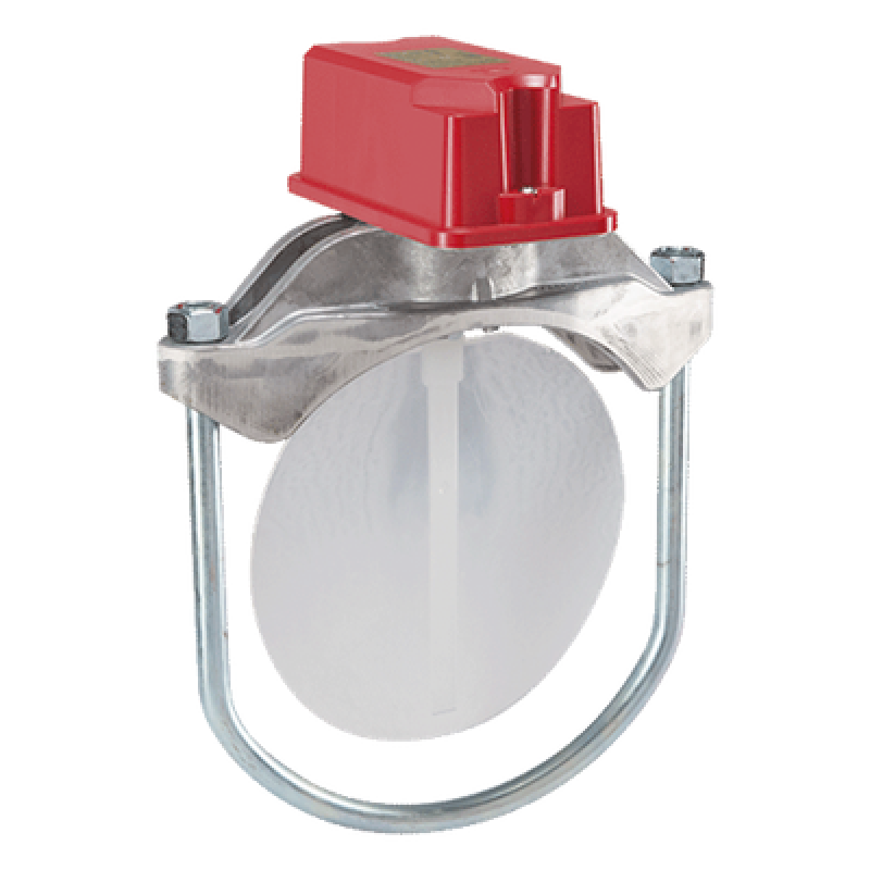 Detector de Flujo de Agua / Instalación en Tubo de 8 Pulgadas / NEMA 4 / UL / Rango 4-10 GPM / 450 PSI