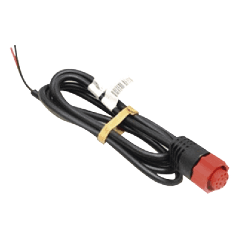 Cable de Alimentación para Pantallas de Navegación / 2 m (6.6 ft) / Aislamiento Reforzado / Uso en Exteriores / Compatible Elite Ti, Hook, Elite, HDS