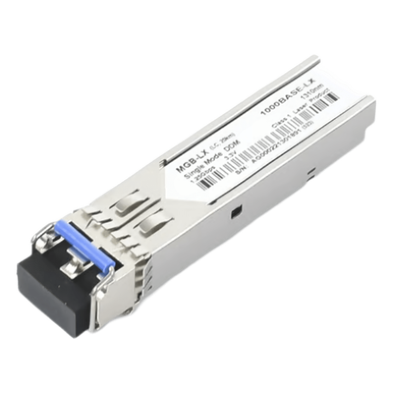 Transceptor Mini-GBIC SFP 1G / LC Duplex / Monomodo / 20Km / 120Km máx / Hot-Swappable