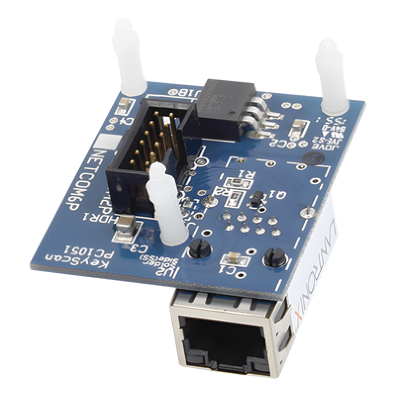 Convertidor Serial a TCP/IP / Encripción AES / Ethernet 10/100 Mbps / 41mm x 49mm / -5°C a 70°C