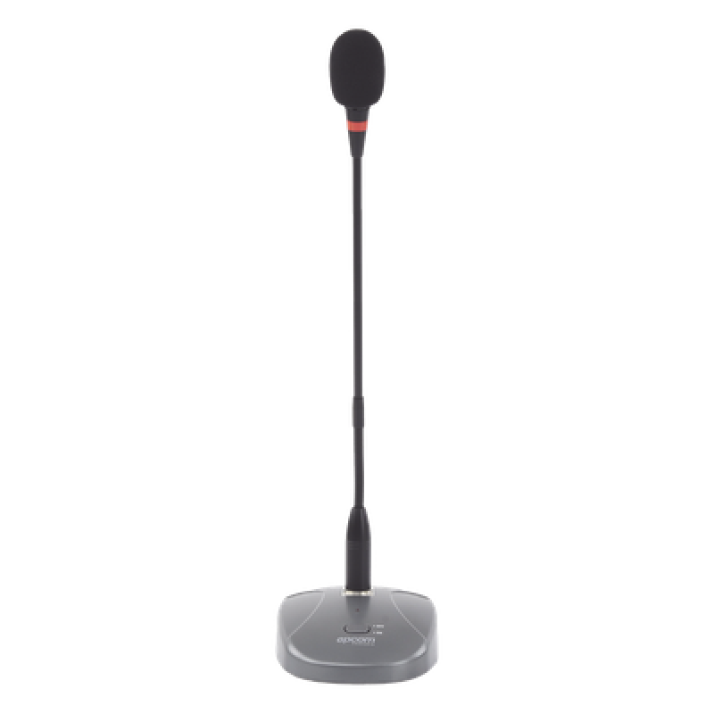 Micrófono de Escritorio / Condensador de Alta Sensibilidad / Respuesta 20-12 kHz / 2 Tonos de Timbre / Conector XLR y TRS / Alimentación Dual