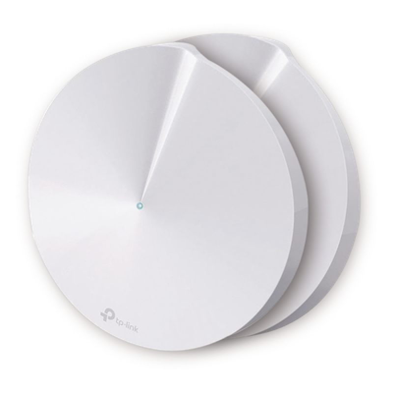 Kit 2 Routers Inalámbricos MESH Interior para Hogar / Doble Banda Wi-Fi 5 AC1300 Mbps / 2 Puerto Gigabit WAN/LAN / 4 Antenas Internas / Administración Mediante la App Deco (iOS, Android) / Protección HomeCare