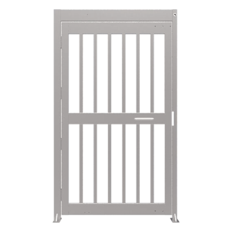 Puerta de Alta Seguridad de Cuerpo Completo Acabado en Acero Inoxidable
