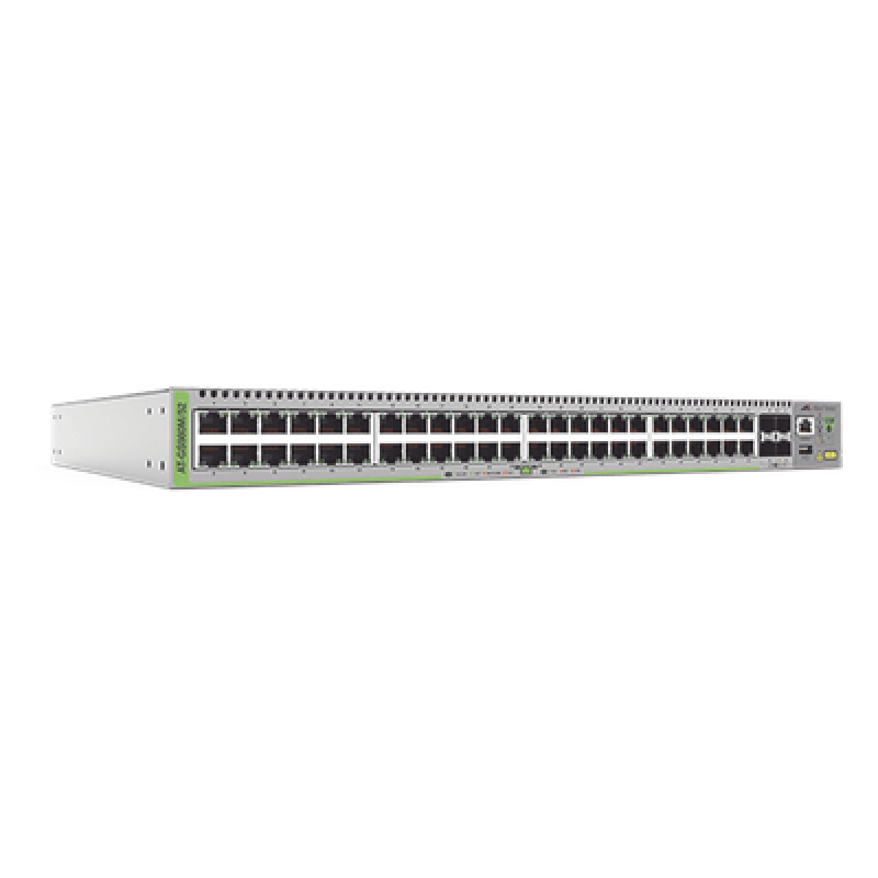 Switch Administrable CentreCOM GS980M, Capa 3 de 48 puertos 10/100/1000Mbps + 4 SFP Gigabit