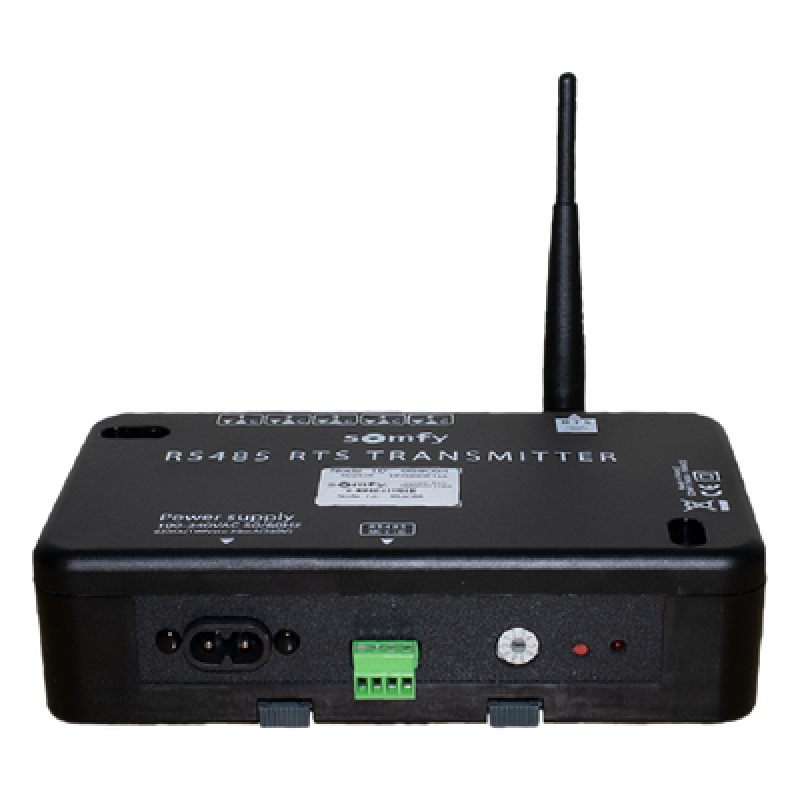 Interfaz de Control / 16 Grupos RTS / RS485 y 5 Contactos Secos / 433.42 MHz / IP20 / 90-255 V