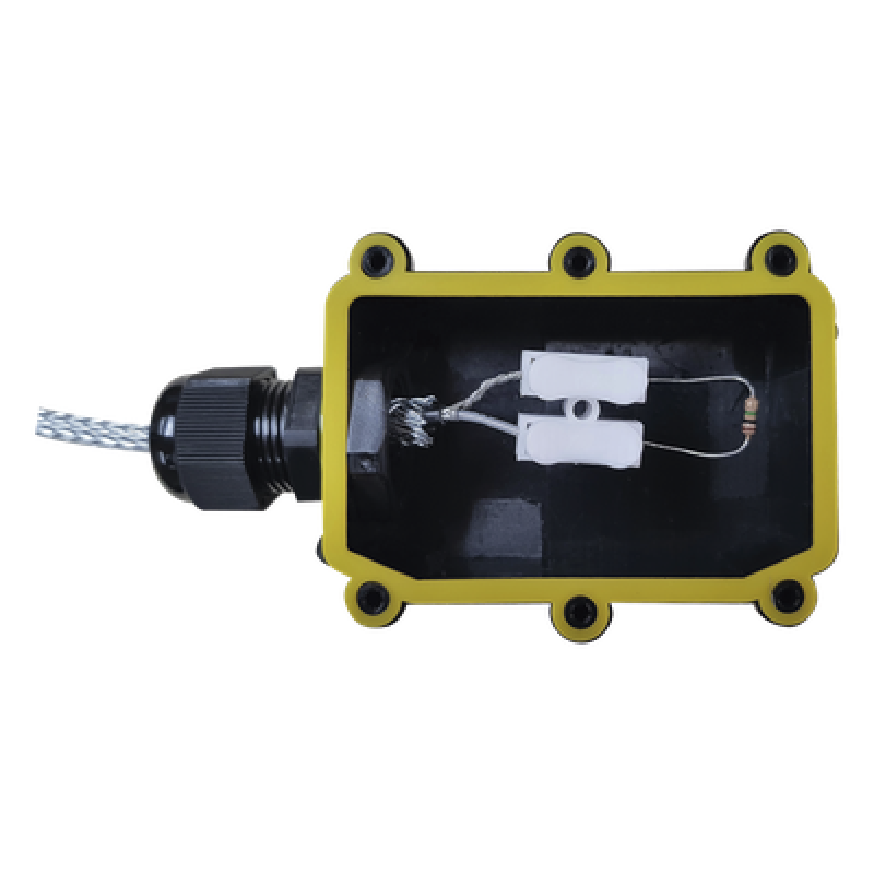 Accesorio Fin de Linea para Cable IRONCLAD/MICALERT / Resistencia 1 M Ohm / Carcasa IP66 para Exterior / Terminacion de Linea Sensor Perimetral / RBTEC MCTR