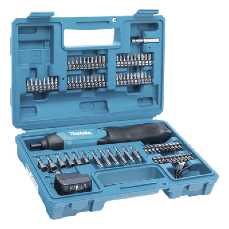 Atornillador Reversible / 3.6V Li-Ion / 220 RPM / 6.0 N.m Torque / 81 Puntas / Cargador USB / Doble Posición