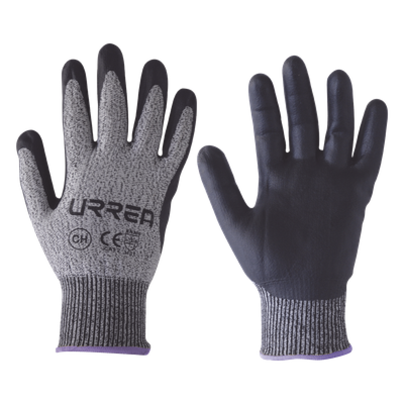 Guantes talla mediana supraneema con recubrimiento de nitrilo.