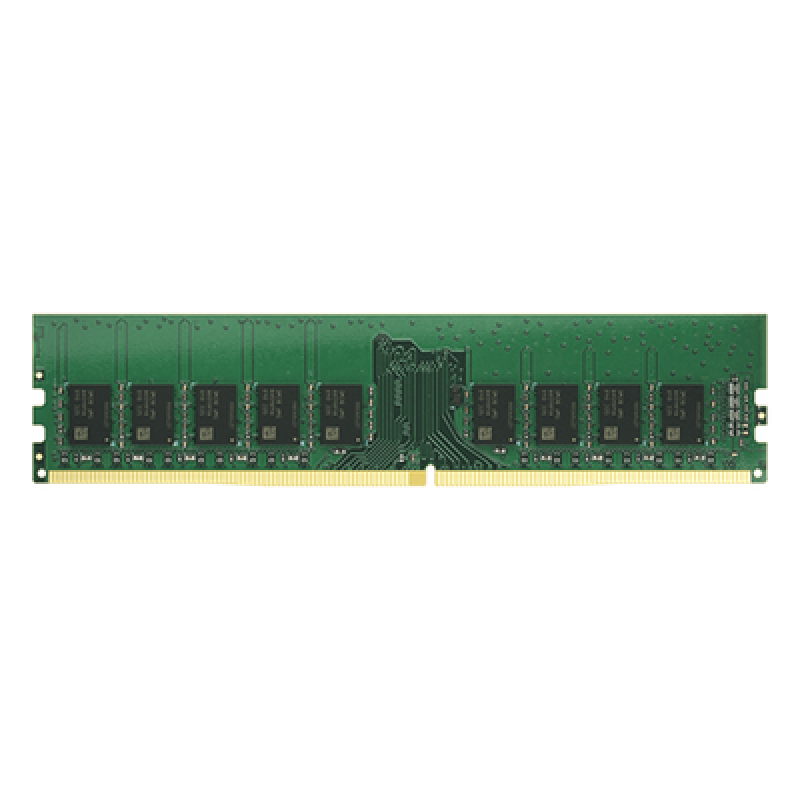 Módulo de Memoria DDR4 ECC Unbuffered DIMM | 8GB | 2666 MHz | Compatible con Series SA: SA3400D, SA3200D / Series UC: UC3400, UC3200 / Series 21: RS3621xs+, RS3621RPxs, RS2821RP+, RS2421RP+, RS2421+ / Series 19: RS1619xs+ / Series 18: RS3618xs / Se