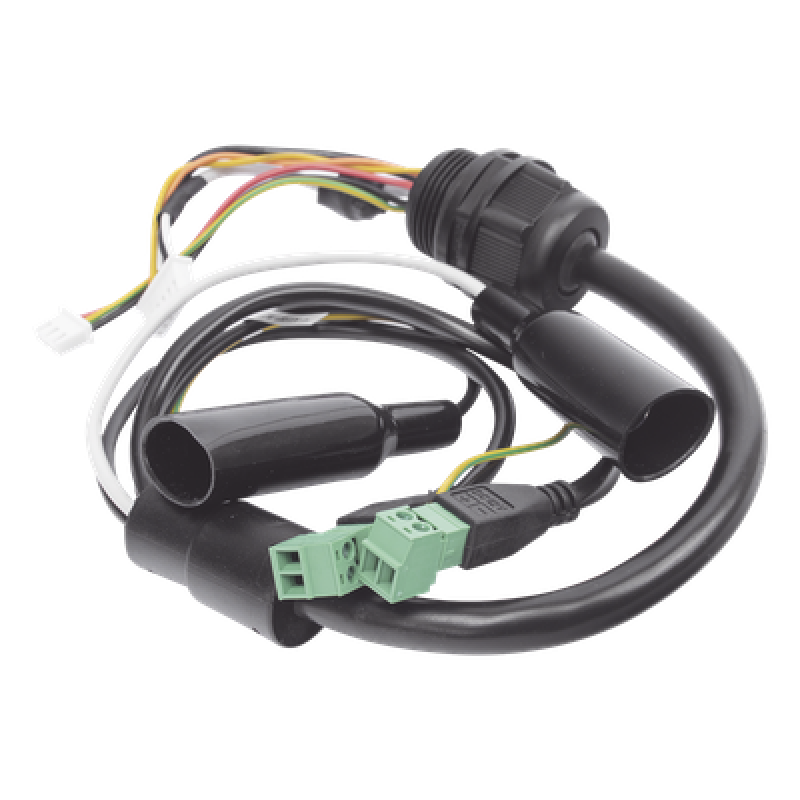 Arnés de Conexión para Domo PTZ / Conectores RS-485 / Alimentación 12 Vcc / Cable 50 cm (19.7 in) / Forro Protector