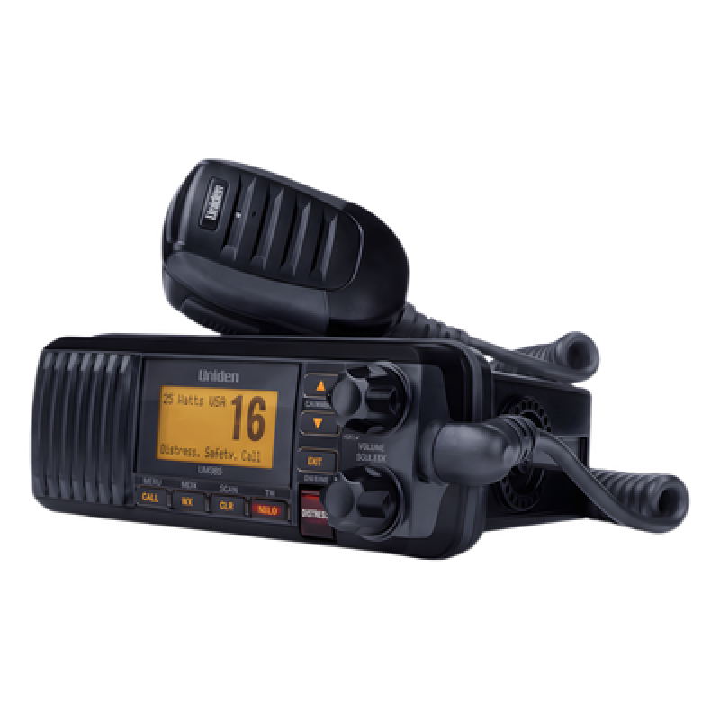 Radio Móvil Marino VHF / 25W / DSC Clase D con GPS / IPX4 / Pantalla LCD / Triple Watch